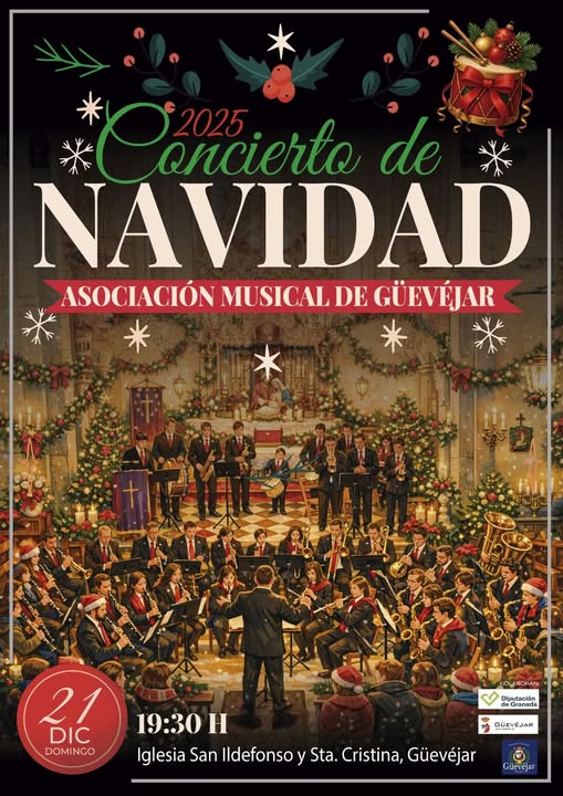 Concierto de Navidad 2025. Asociación Musical de Güevéjar